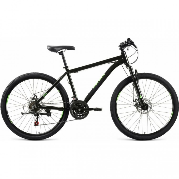Велосипед ALTAIR 26 DISK 26", рама 17", черный/ярко-зеленый, 2021 RBKT1M36GK01 Велосипед ALTAIR 26 DISK 26", рама 17", черный/ярко-зеленый, 2021 RBKT1M36GK01