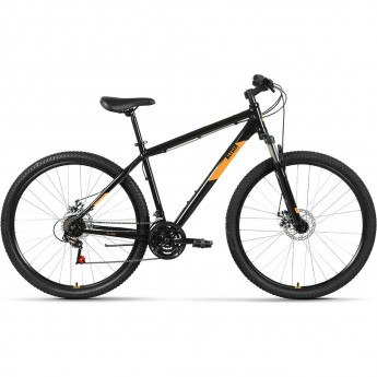 Велосипед ALTAIR AL 29 D 29", рама 19", черный/оранжевый, 2022