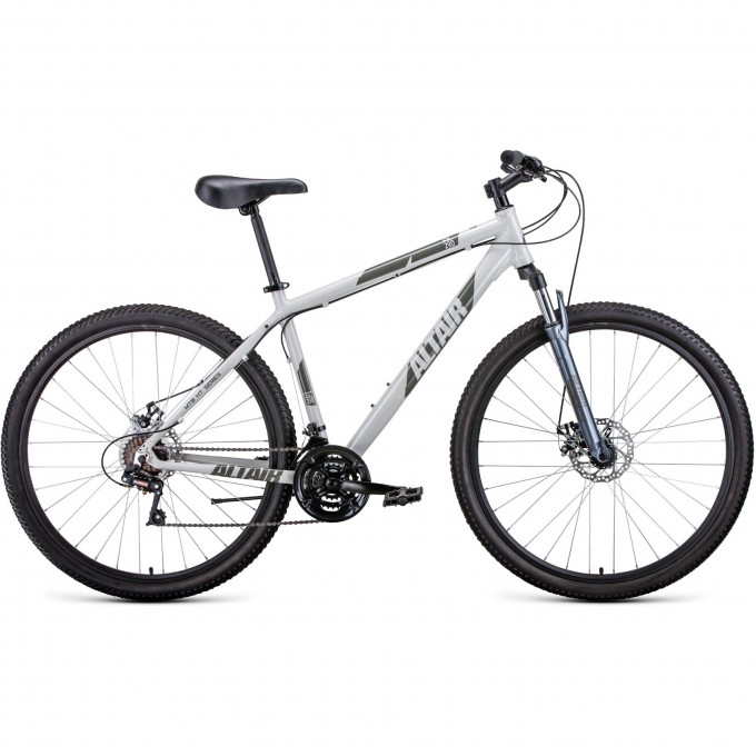 Велосипед ALTAIR AL 29 D 29", рама 21", серый, 2021 RBKT1M39G007 Велосипед ALTAIR AL 29 D 29", рама 21", серый, 2021 RBKT1M39G007