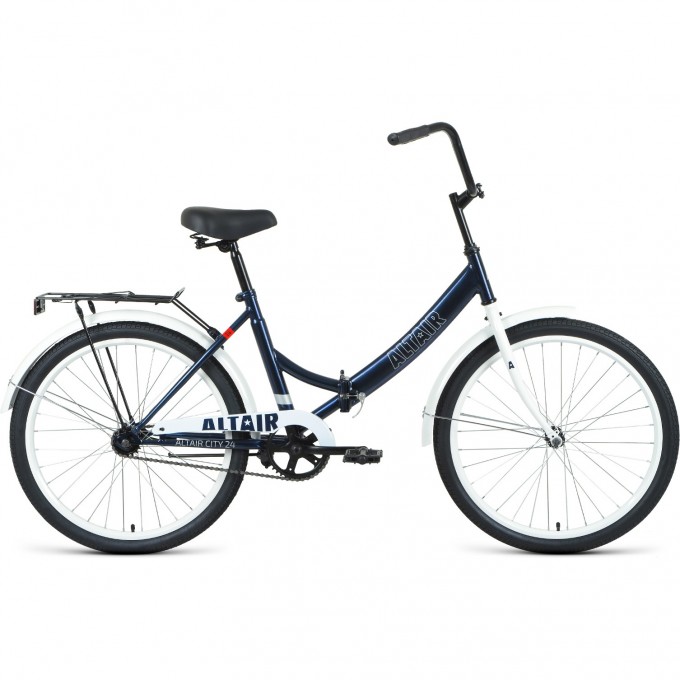 Велосипед ALTAIR CITY 24 24", рама 16", темно-синий/серый, 2022 RBK22AL24009 Велосипед ALTAIR CITY 24 24", рама 16", темно-синий/серый, 2022 RBK22AL24009