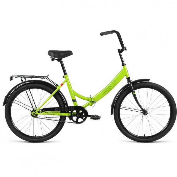 Велосипед ALTAIR CITY 24 24", рама 16", зеленый/серый, 2022 RBK22AL24012 Велосипед ALTAIR CITY 24 24", рама 16", зеленый/серый, 2022 RBK22AL24012