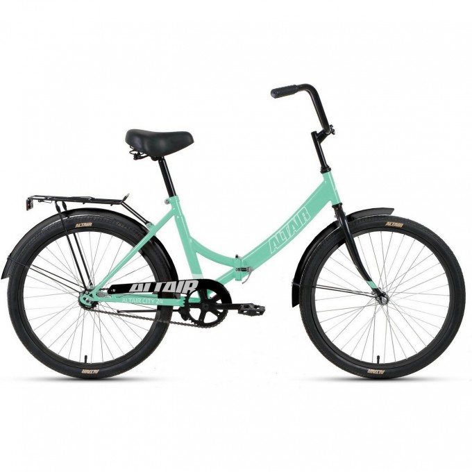 Велосипед ALTAIR CITY 24 FR 24", рама 16", мятный/серый, 2023 RB3C4102EXMTXGY-FR Велосипед ALTAIR CITY 24 FR 24", рама 16", мятный/серый, 2023 RB3C4102EXMTXGY-FR