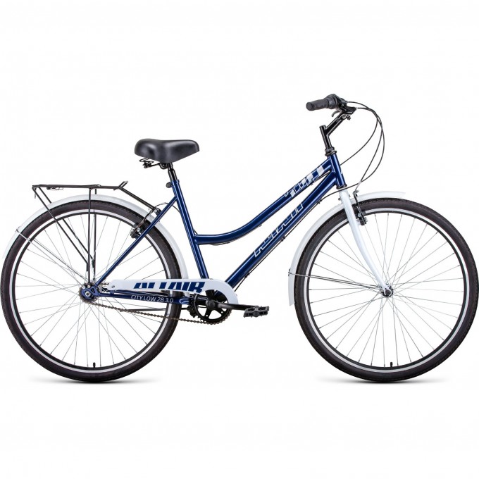 Велосипед ALTAIR CITY 28 LOW 3.0 28", рама 19", темно-синий/белый, 2022 RBK22AL28028 Велосипед ALTAIR CITY 28 LOW 3.0 28", рама 19", темно-синий/белый, 2022 RBK22AL28028