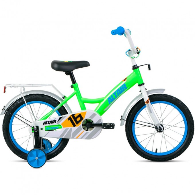 Велосипед ALTAIR KIDS 16" ярко-зеленый/синий, 2021 1BKT1K1C1003 Велосипед ALTAIR KIDS 16" ярко-зеленый/синий, 2021 1BKT1K1C1003