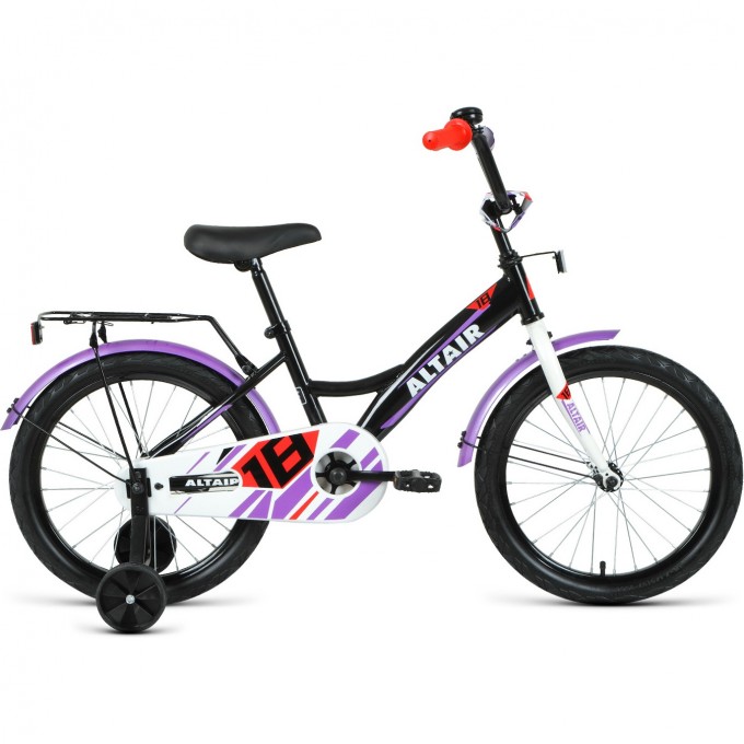 Велосипед ALTAIR KIDS 18 Черный / Белый 2020 KIDS18black/white20 Велосипед ALTAIR KIDS 18 Черный / Белый 2020 KIDS18black/white20