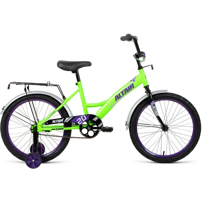 Велосипед ALTAIR KIDS 20", рама 13", ярко-зеленый/фиолетовый, 2022 IBK22AL20041 Велосипед ALTAIR KIDS 20", рама 13", ярко-зеленый/фиолетовый, 2022 IBK22AL20041
