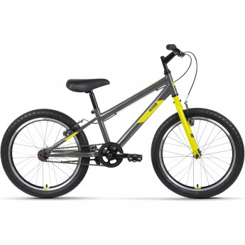 Велосипед ALTAIR MTB HT 20 1.0 10,5 Серый / Желтый 2022 Велосипед ALTAIR MTB HT 20 1.0 10,5 Серый / Желтый 2022