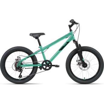 Велосипед ALTAIR MTB HT 20 2.0 D 20", рама 10.5", мятный/черный, 2022 Велосипед ALTAIR MTB HT 20 2.0 D 20", рама 10.5", мятный/черный, 2022