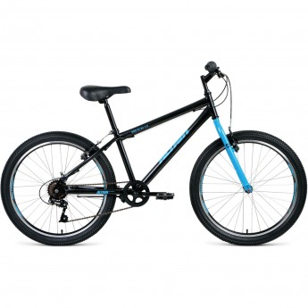 Велосипед ALTAIR MTB HT 24 1.0 12 Черный / Голубой 2020 Велосипед ALTAIR MTB HT 24 1.0 12 Черный / Голубой 2020