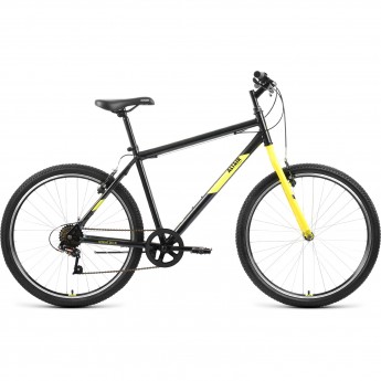 Велосипед ALTAIR MTB HT 26 1.0 26", рама 19", черный/желтый, 2022 Велосипед ALTAIR MTB HT 26 1.0 26", рама 19", черный/желтый, 2022