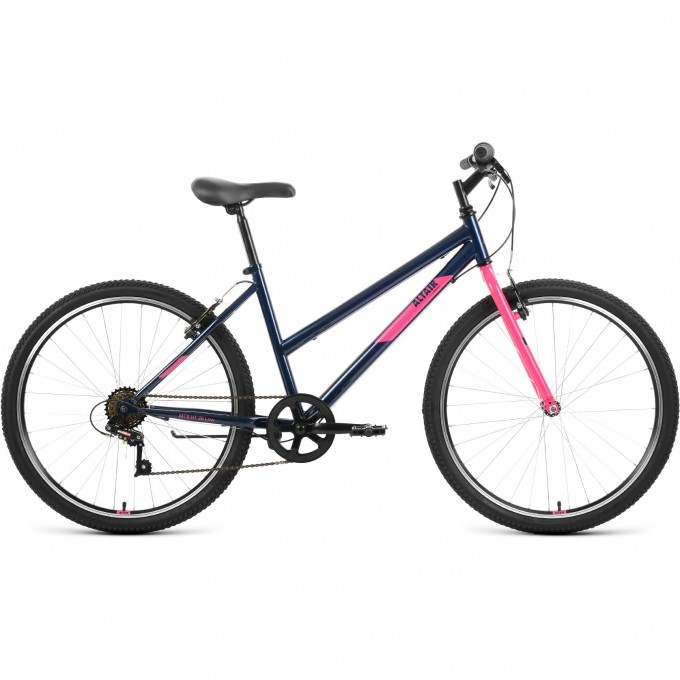 Велосипед ALTAIR MTB HT 26 LOW 26", рама 17", темно-синий/розовый, 2022 IBK22AL26123 Велосипед ALTAIR MTB HT 26 LOW 26", рама 17", темно-синий/розовый, 2022 IBK22AL26123