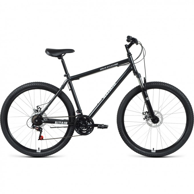 Велосипед ALTAIR MTB HT 27,5 2.0 D 17 Черный / Серебристый 2021 MTB HT27.52.0D17black/silver21 Велосипед ALTAIR MTB HT 27,5 2.0 D 17 Черный / Серебристый 2021 MTB HT27.52.0D17black/silver21