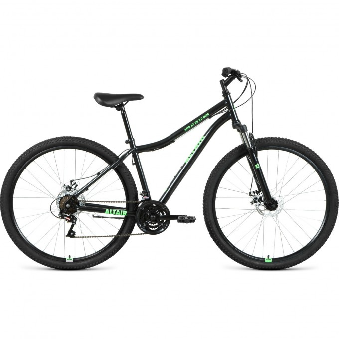 Велосипед ALTAIR MTB HT 29 2.0 D 17 Черный / Зеленый 2021 MTB HT292.0D17black/green21 Велосипед ALTAIR MTB HT 29 2.0 D 17 Черный / Зеленый 2021 MTB HT292.0D17black/green21