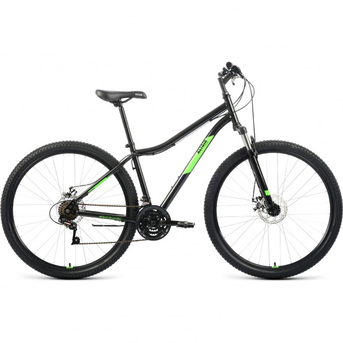 Велосипед ALTAIR MTB HT 29 2.0 D 29", рост. 19", 2022, черный/ярко-зеленый RBK22AL29168 Велосипед ALTAIR MTB HT 29 2.0 D 29", рост. 19", 2022, черный/ярко-зеленый RBK22AL29168