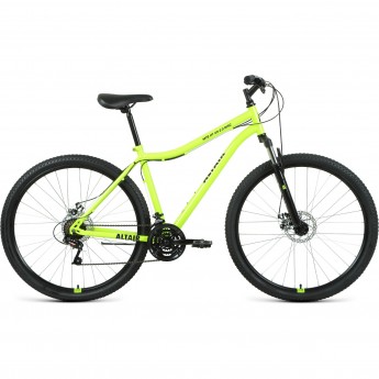 Велосипед ALTAIR MTB HT 29 2.0 disc 29", рама 19", ярко-зеленый/черный, 2021 Велосипед ALTAIR MTB HT 29 2.0 disc 29", рама 19", ярко-зеленый/черный, 2021